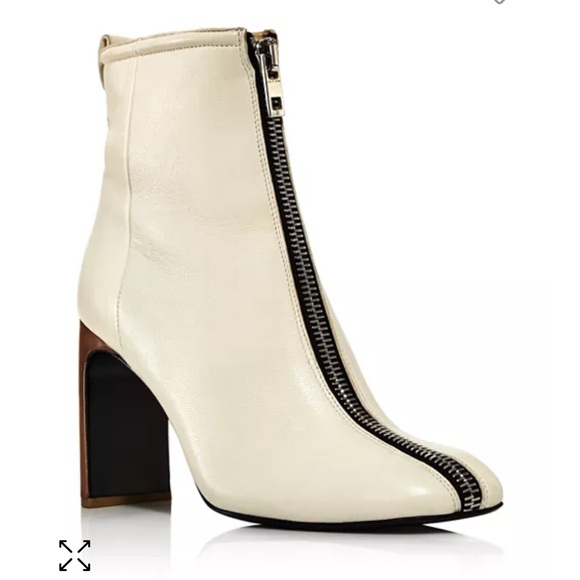 Rag & Bone Ellis Cream Leather Tabi Style High boots with Zipper 38 / 8.5 $770 - Picture 13 of 13
